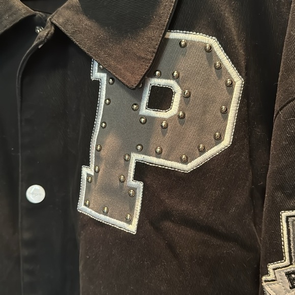 Pelle Pelle vintage all American Black bomber Jacket EUC 4XL - Picture 8 of 15